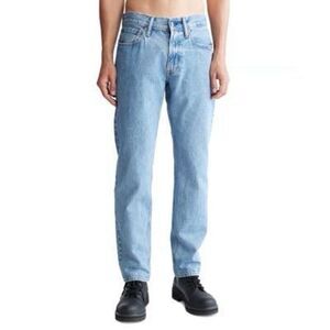 Calvin Klein Mens Denim Mid Rise Straight Leg Jeans Size 33W x 32L
